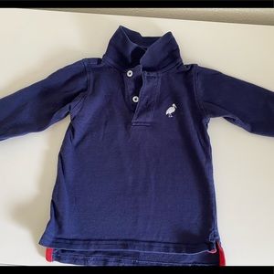 TBBC Long Sleeve Prim & Proper Polo Navy